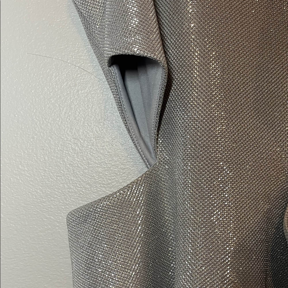 Express Silver Cutout Mini Dress - Picture 6 of 8